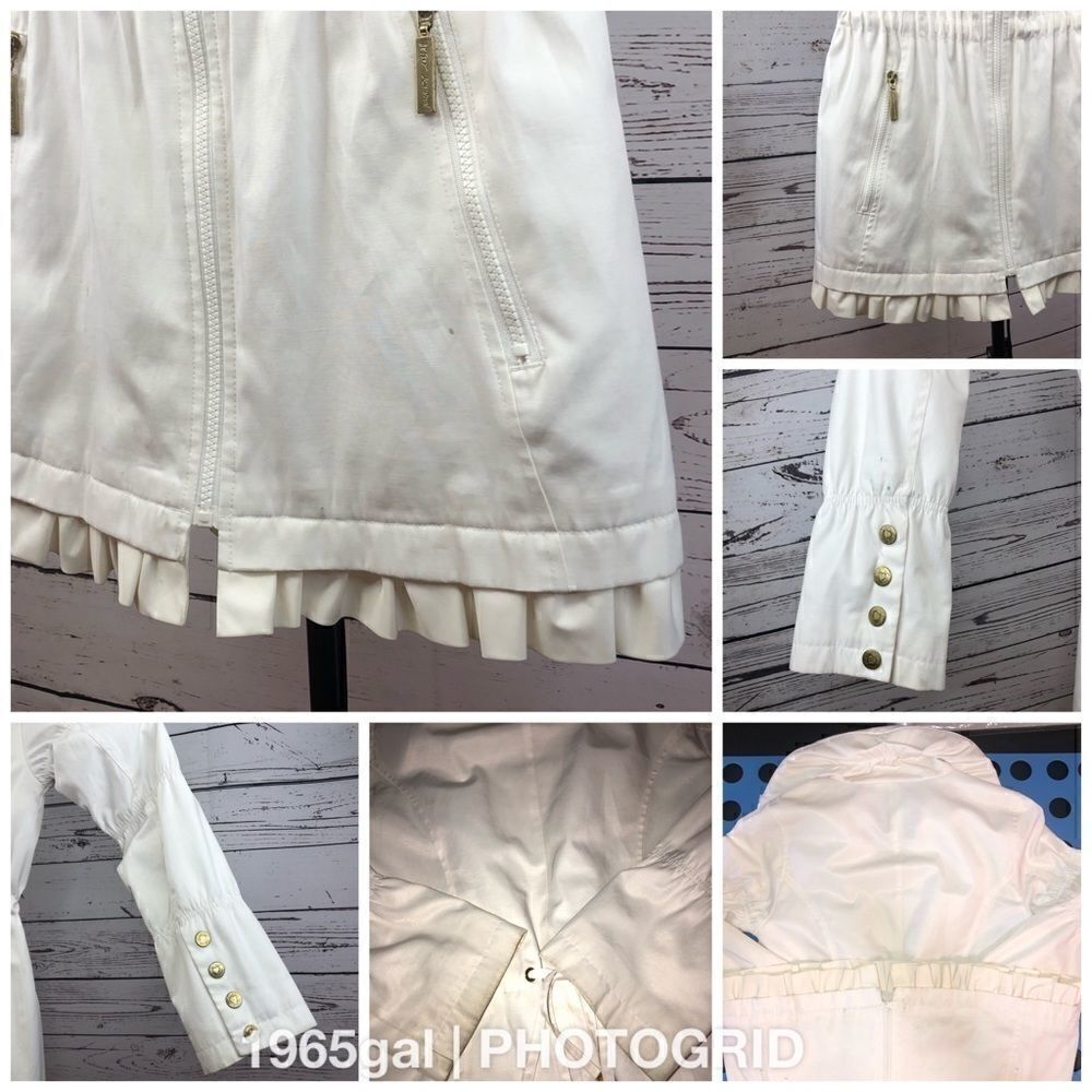 Betsey Johnson XS Hooded Lined Jacket Drawstring - Picture 6 of 12